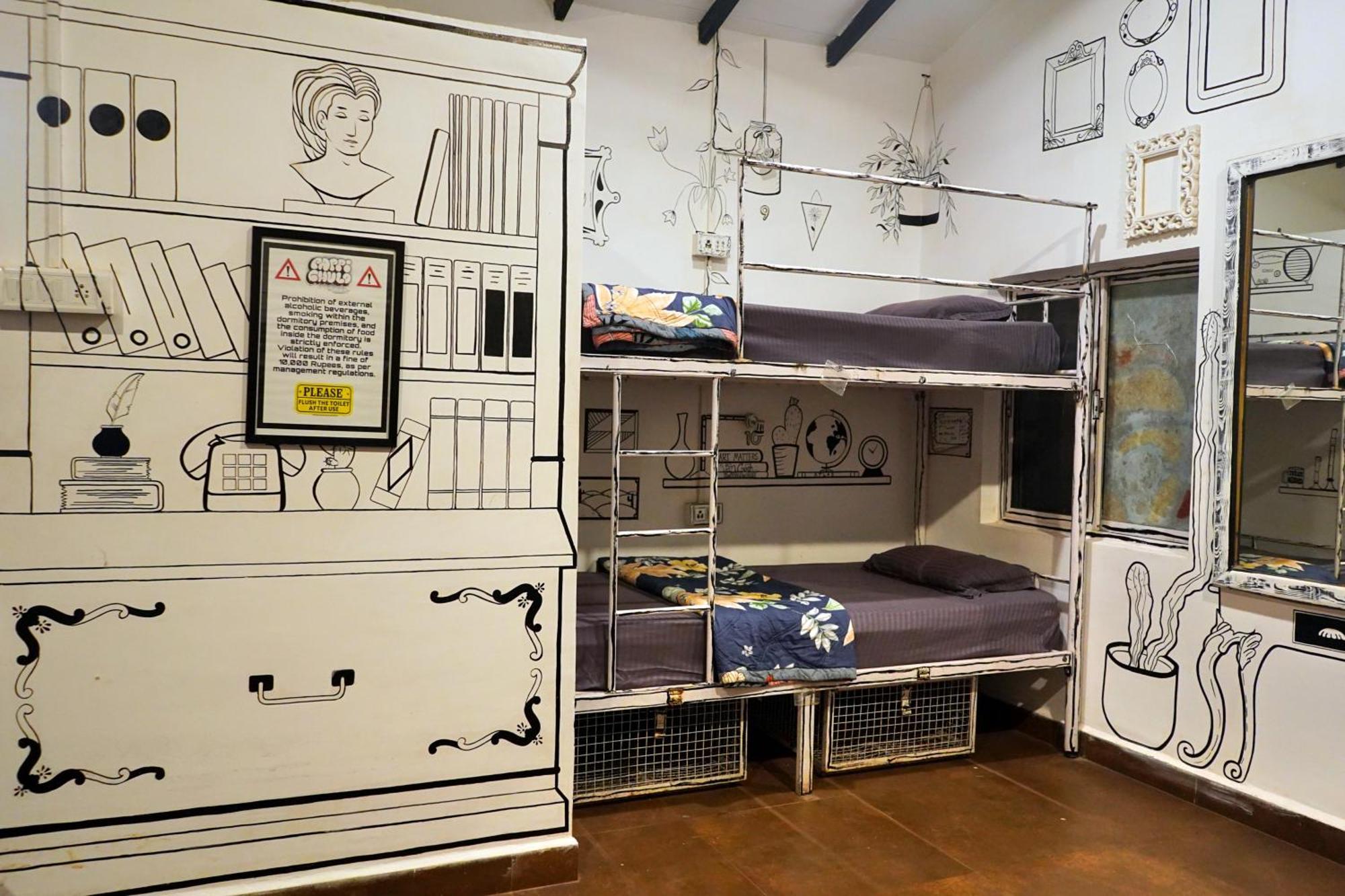 Pappi Chulo Vagator Hostel Ngoại thất bức ảnh