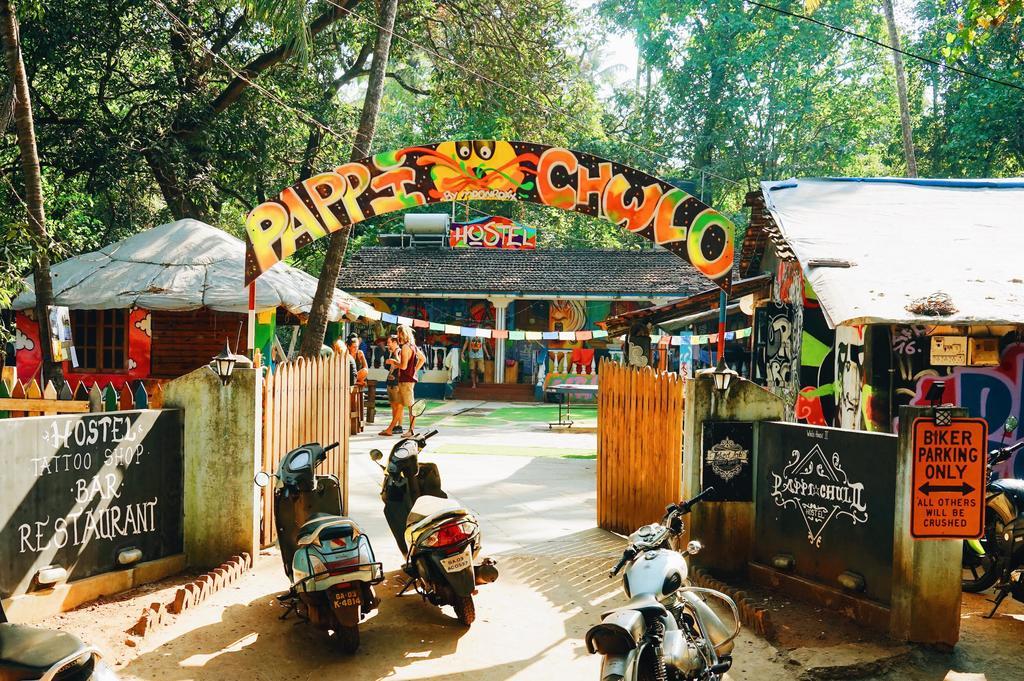 Pappi Chulo Vagator Hostel Ngoại thất bức ảnh